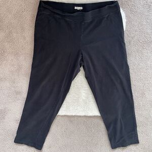 𝅺Eileen Fisher XL Black Straight Leg Lounger/Sweat Pants